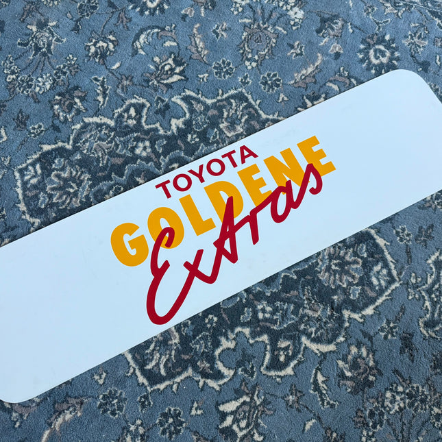 Toyota „Goldene Extras“ 1980/1990 Dealership Sign