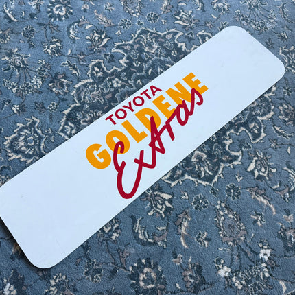 Toyota „Goldene Extras“ 1980/1990 Dealership Sign