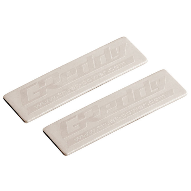 GReddy Aluminium logos - pair