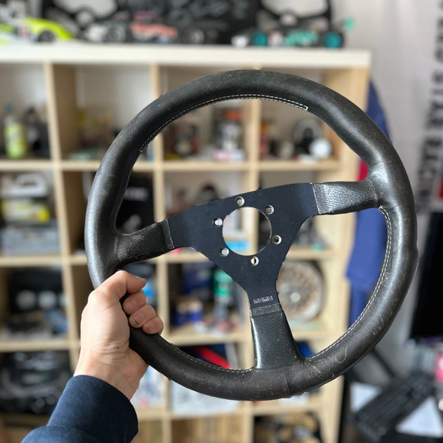 MOMO Monte Carlo v35 Leather Steering Wheel