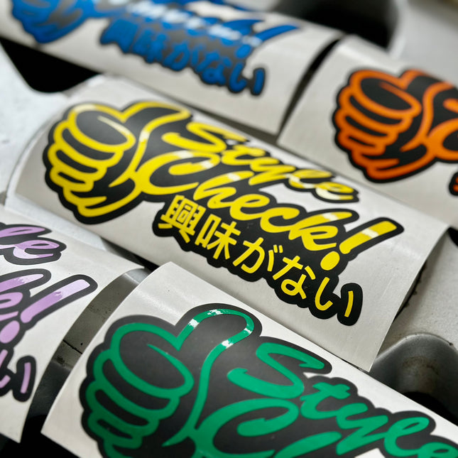 Style Check - die cut