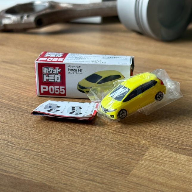 Pocket Tomica P055 Honda Fit (Yellow)