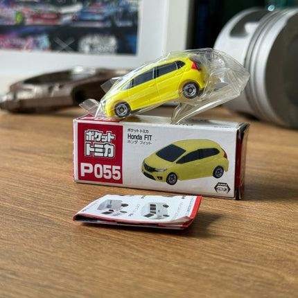 Pocket Tomica P055 Honda Fit (Yellow)