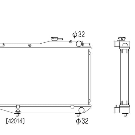 Koyorad Aluminium Radiator - Toyota Corolla AE86