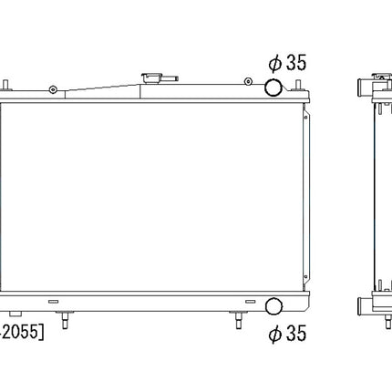 Koyorad Aluminium Radiator - Nissan Skyline R34 GT-T RB25DET