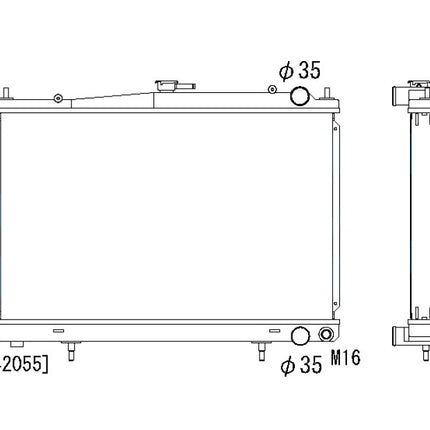 Koyorad Aluminium Radiator - Nissan Skyline R33