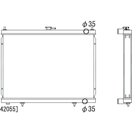 Koyorad Aluminium Radiator - Nissan Skyline R34 GT-R RB26DETT