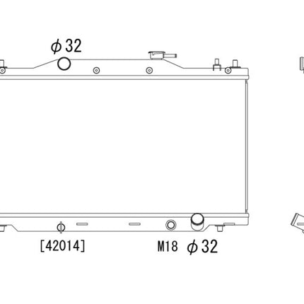 Koyorad Aluminium Radiator - Honda Integra Type R DC5 (2001+)