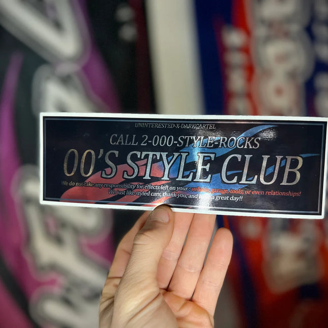 00'S STYLE CLUB slap - DARK CARTEL COLLAB