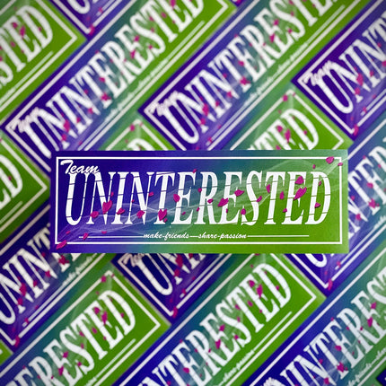 UNINTERESTED - make friends share passion slap