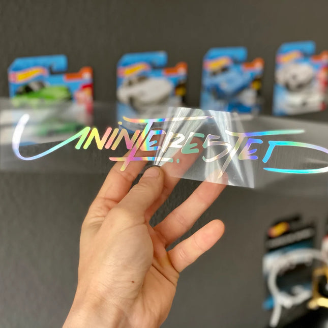 UNINTERESTED - logo die cut