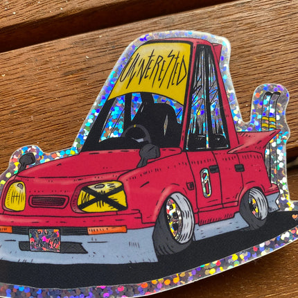 aggressive Daihatsu - sticker