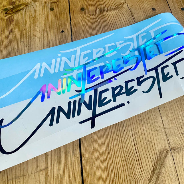 UNINTERESTED banner V1