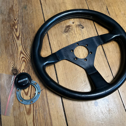 MOMO Monte Carlo v35 Leather Steering Wheel