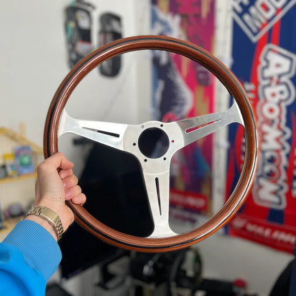 NARDI Classic Wood 390mm Steering Wheel