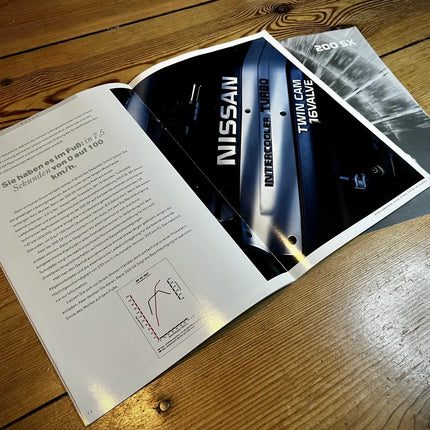 NISSAN 200SX Brochure (1997, german)