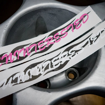 UNINTERESTED Tribal - die cut